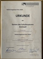 Schulmuseum vom Verein Bodenseegärten ausgezeichnet