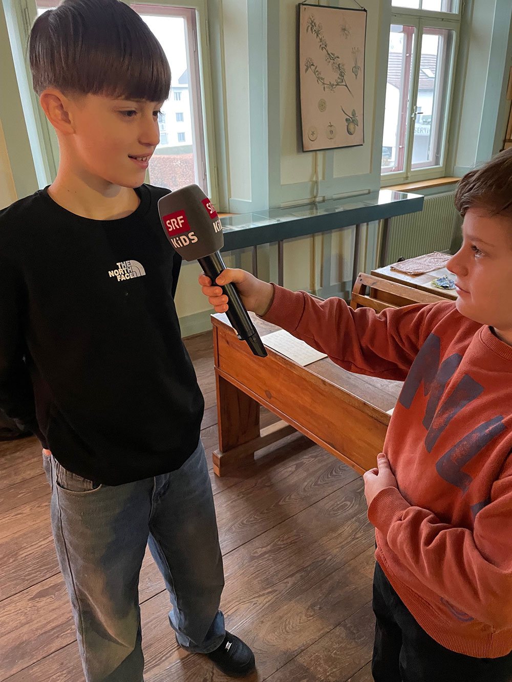 Amriswiler Schulklasse produziert SRF Kids News Beitrag